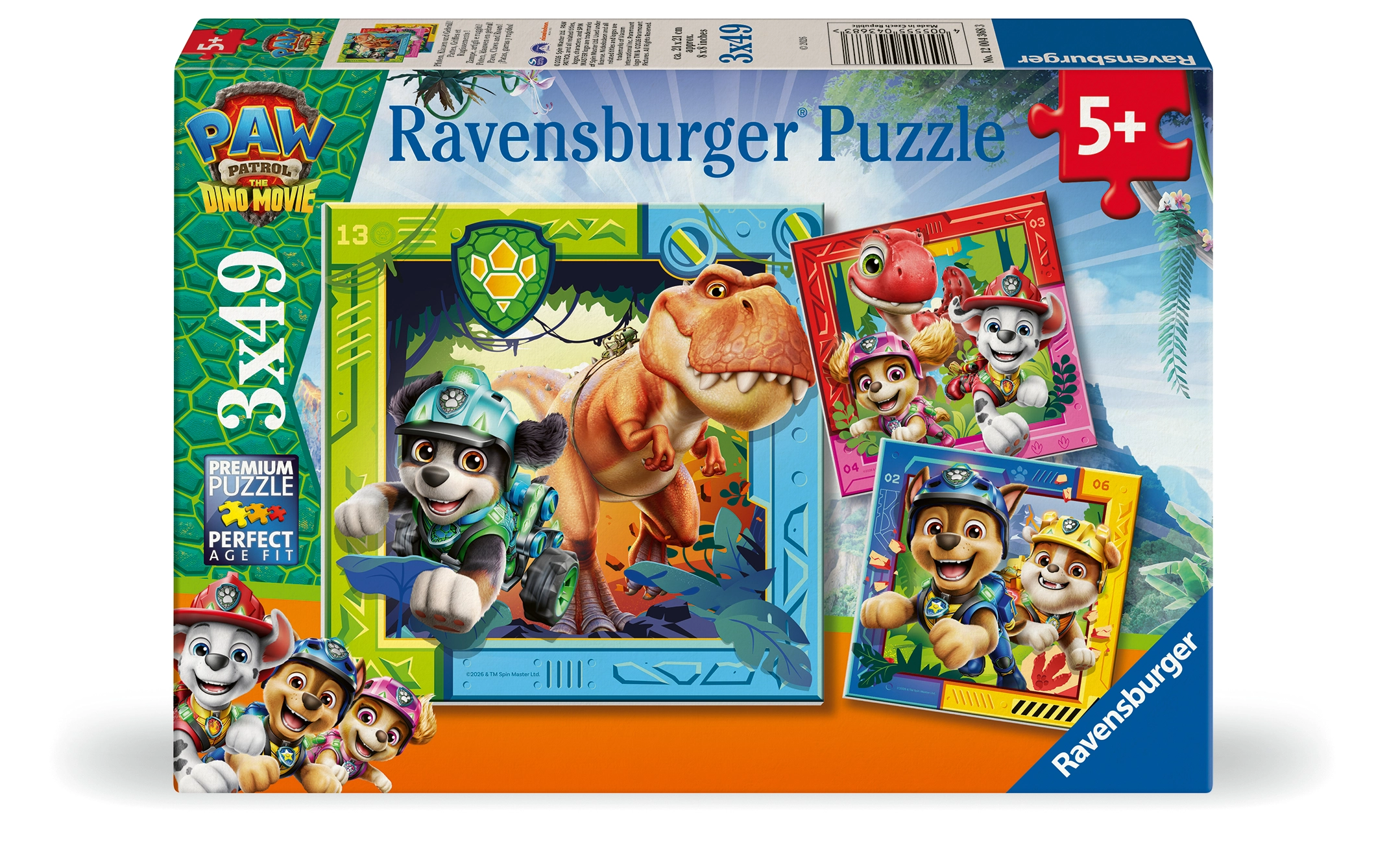 RAVENSBURGER Jigsaw puzzle Paw Patrol 3x49