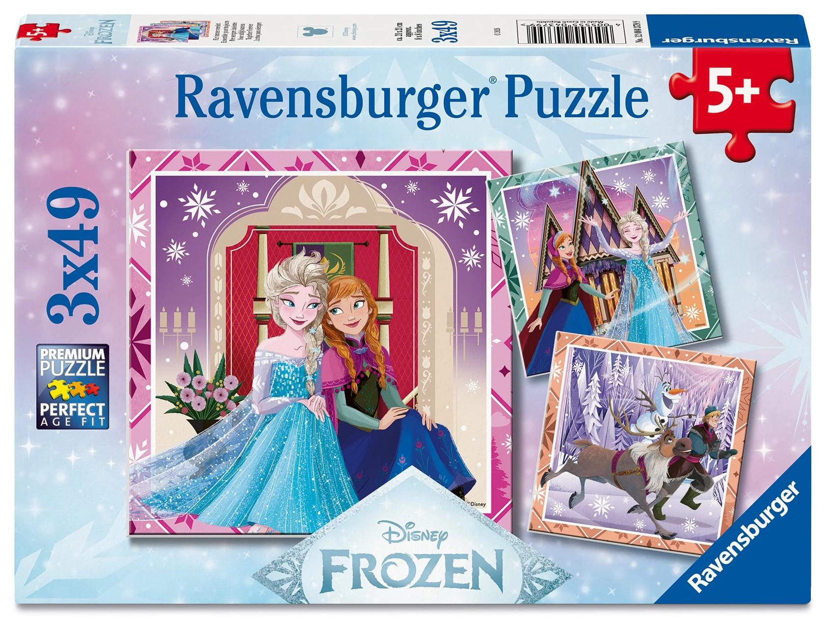 Ravensburger - Frozen 3x49p (12004379) 12004379