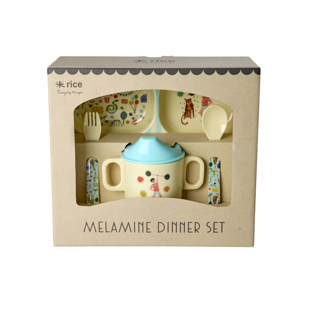Rice - Melamine Baby Dinner Set