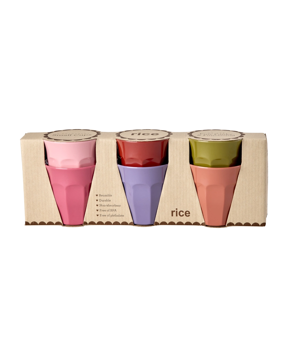 Rice - Melamine Cups - Assorted