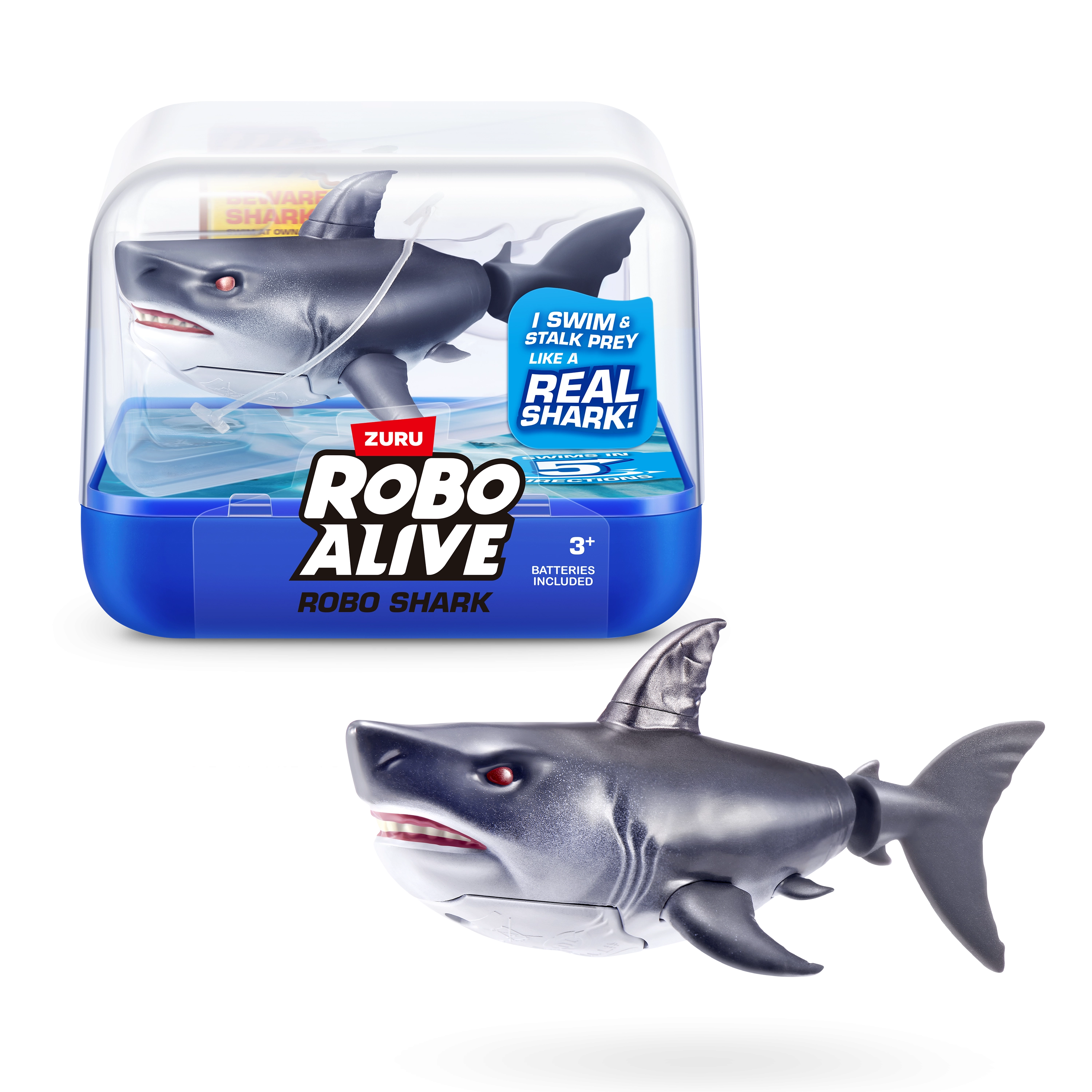 ZURU RoboAlive swimming shark gray 71165
