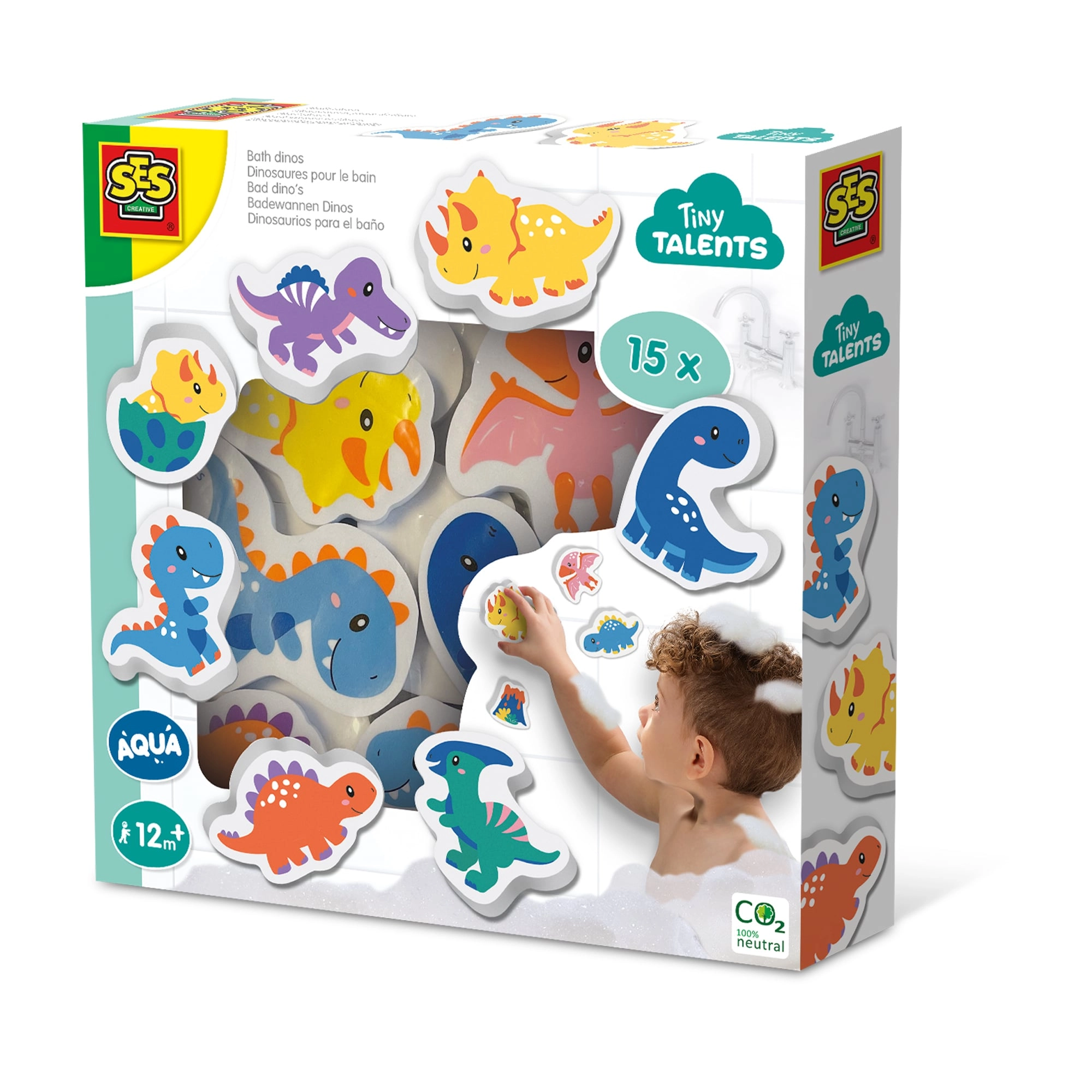 SES Creative Tiny Talents Bath dinos