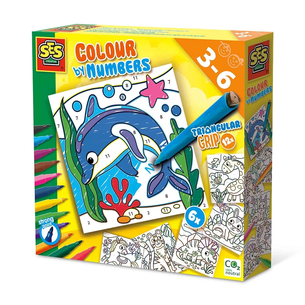 SES Creative Colour by numbers -
