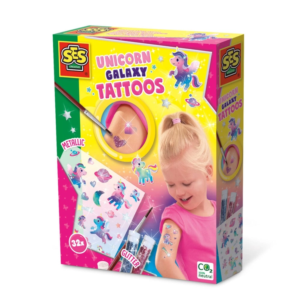 SES Creative Unicorn galaxy tattoos 1223929