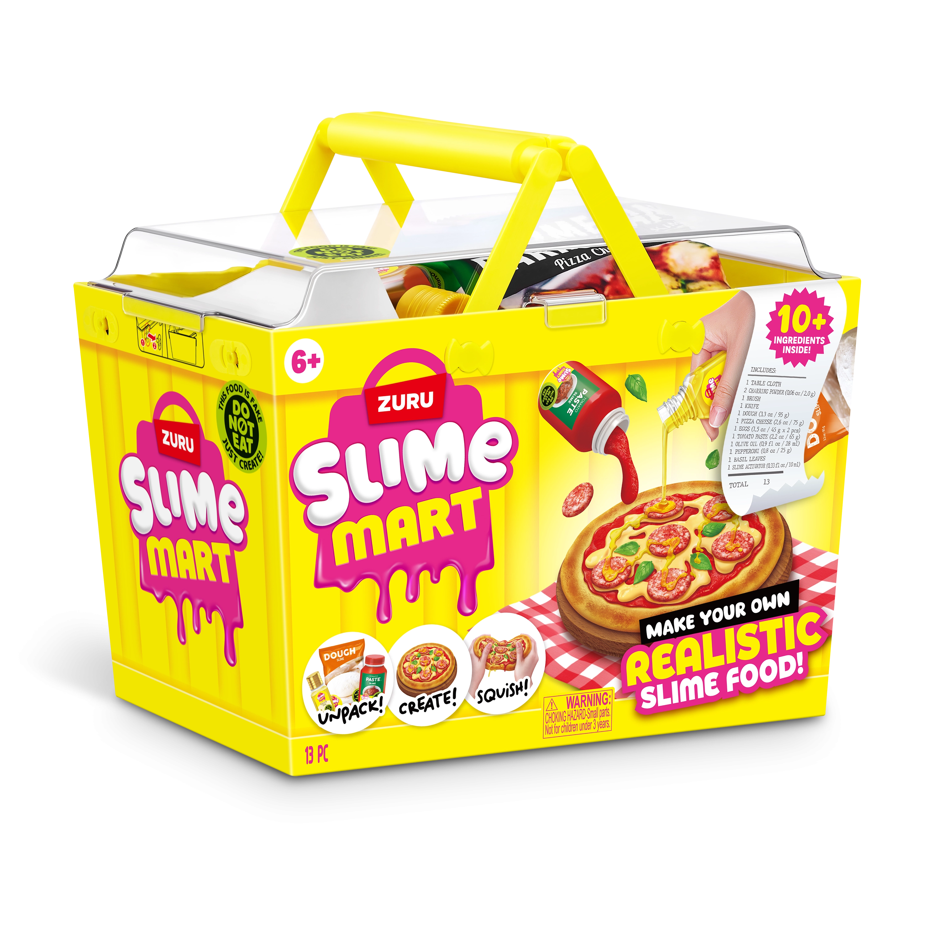 ZURU Slime Mart Pizza basket set