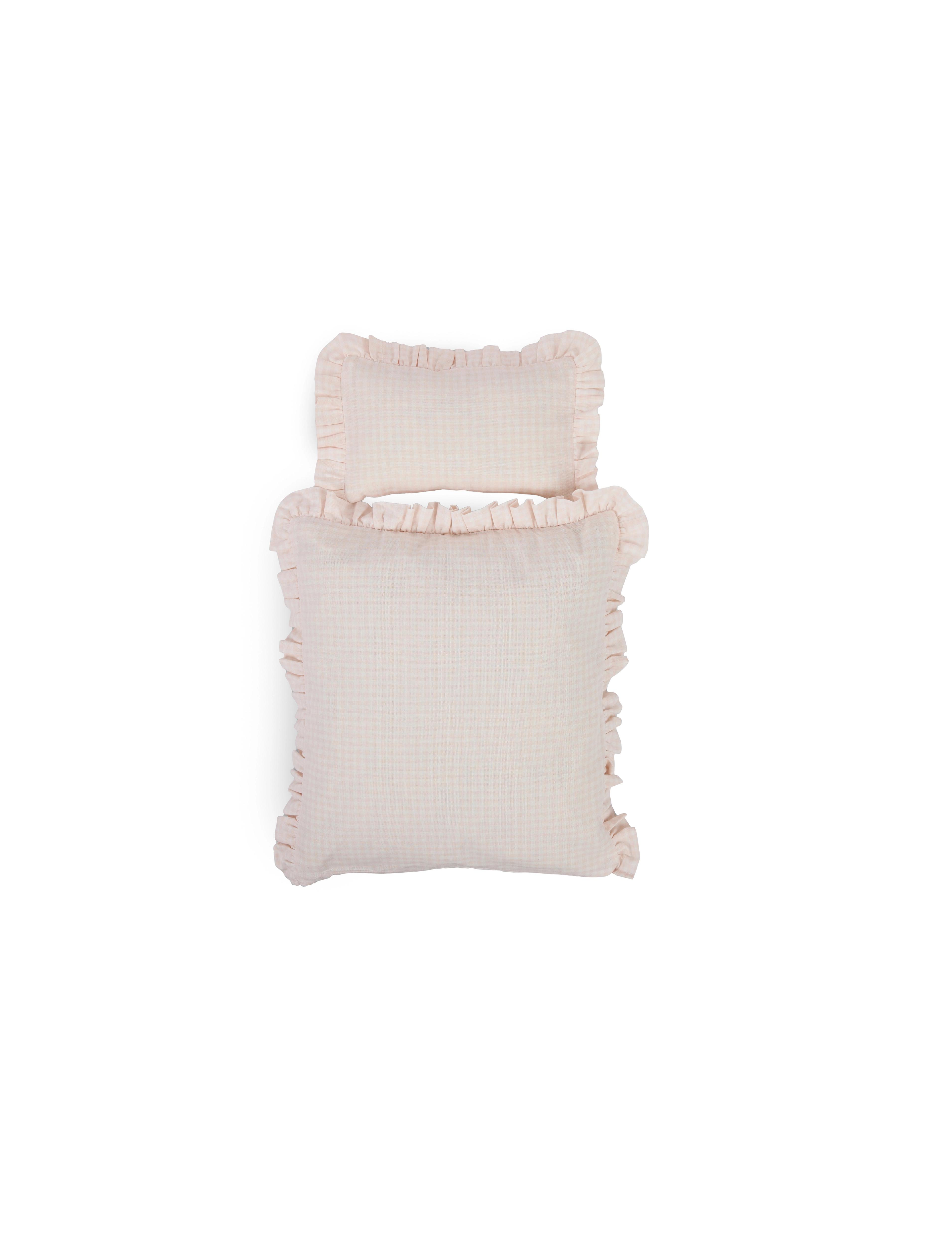 Smallstuff - Doll bedding rose gingham