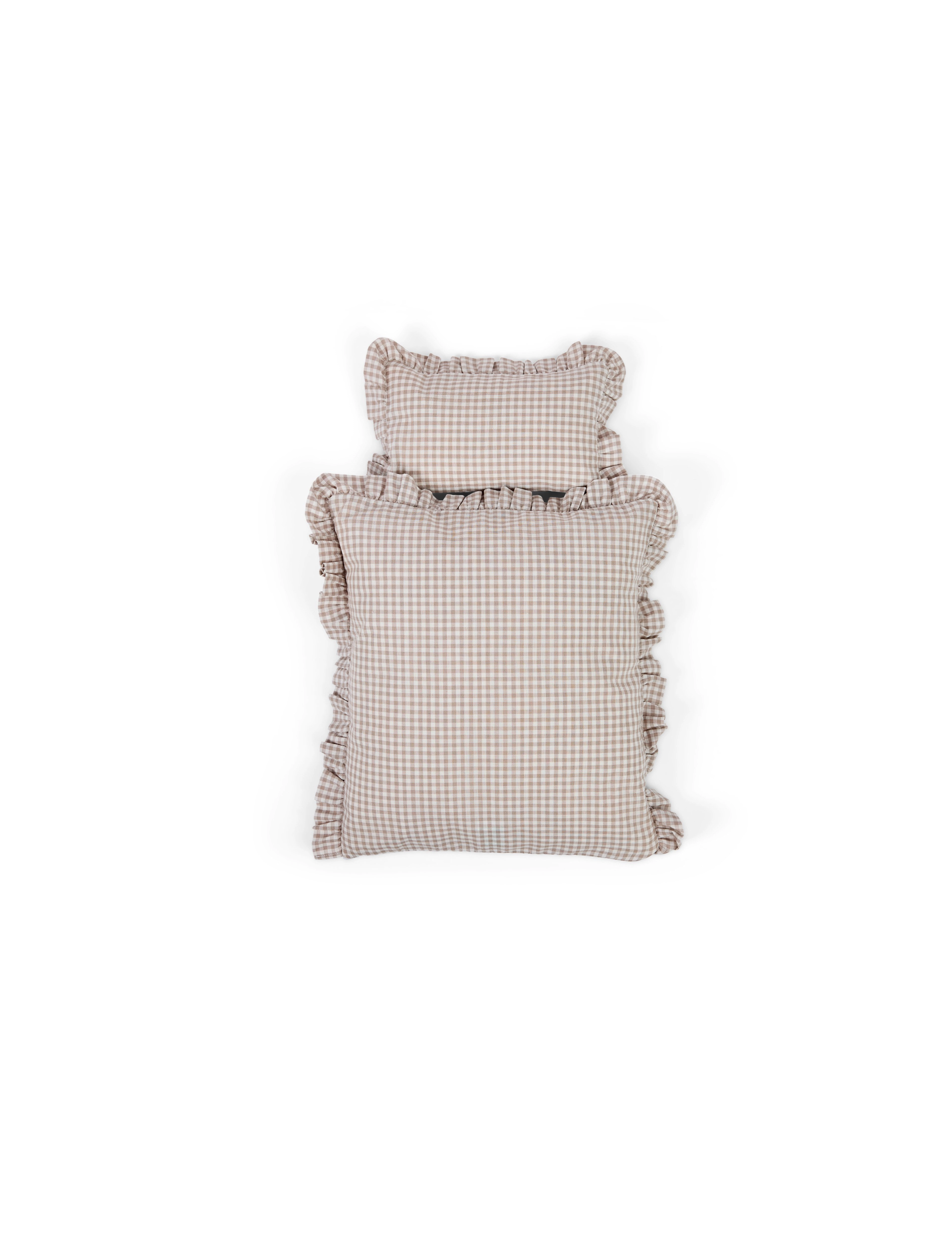 Smallstuff - Doll bedding sandy gingham