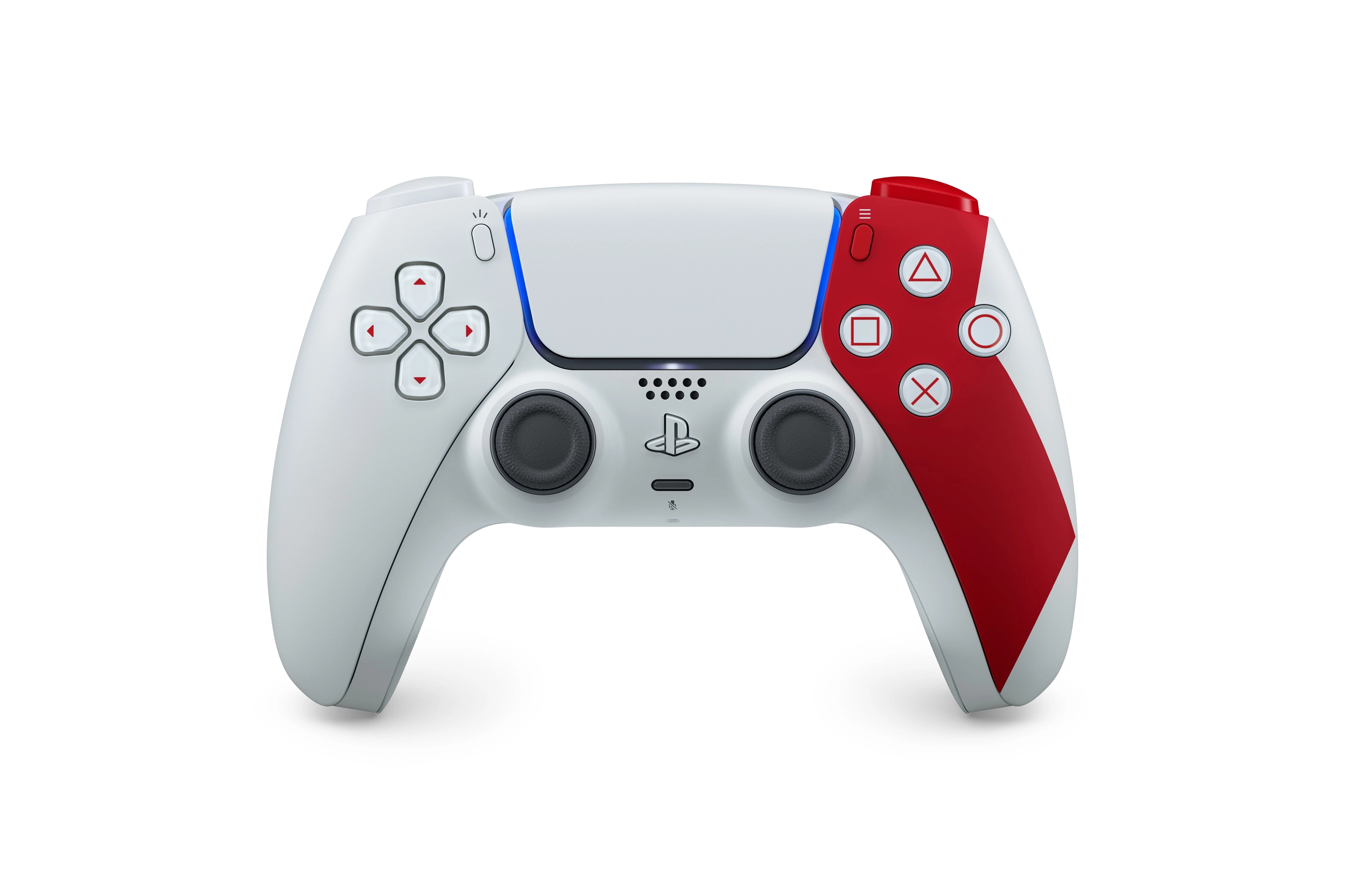 Sony Interactive Entertainment DualSense - God of War 20th Anniversary Limited Edition Sarkans, Balts Bluetooth/USB Spēļu paliktnis Analogā / digitālā PlayStation 5
