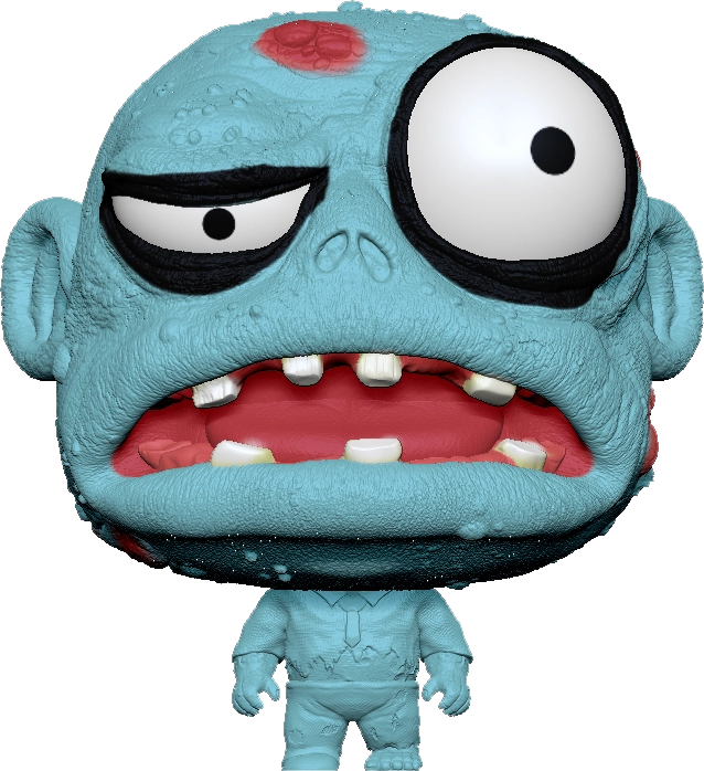 Splats Head  Maxi Walky Zombie 4897081122686