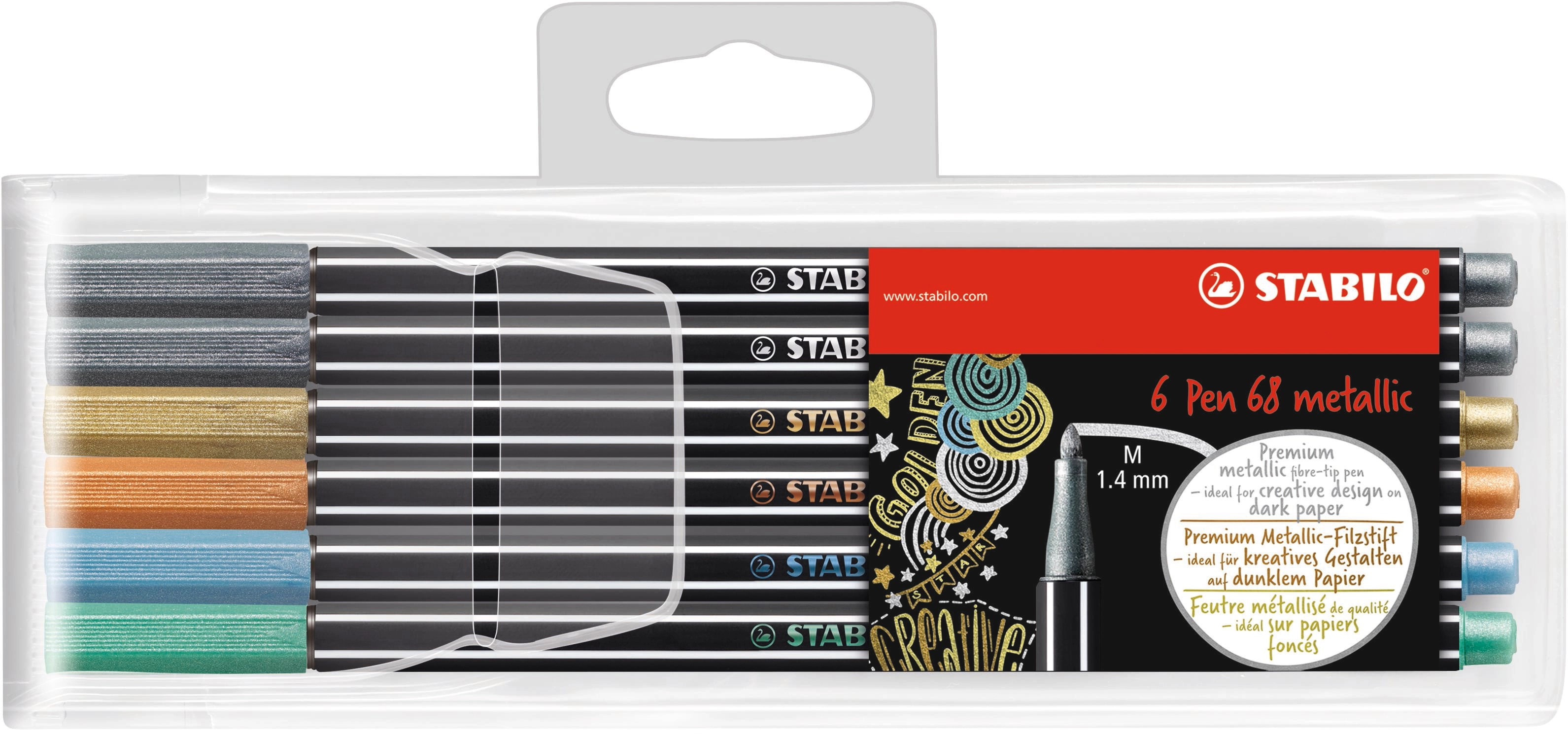Stabilo - Pen 68 Metallic  6