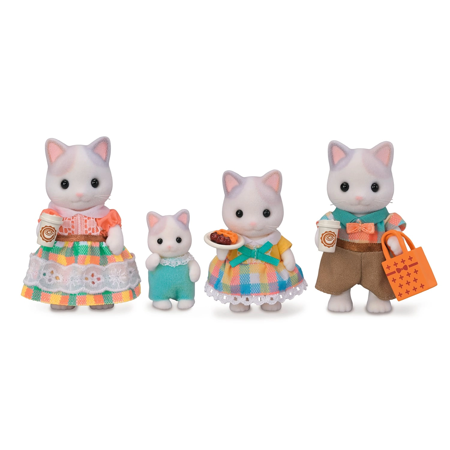 Sylvanian Families Latte Cat Family 05738