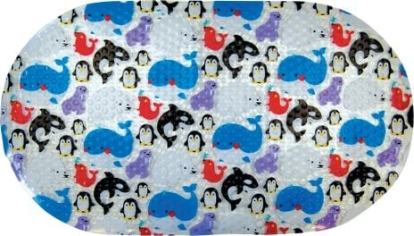 Bath Mat Slip Resistant Polar Animals