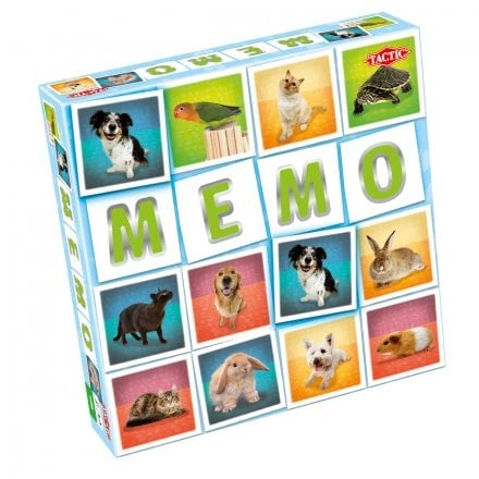 Tactic Pets Memo Card Game Matching
