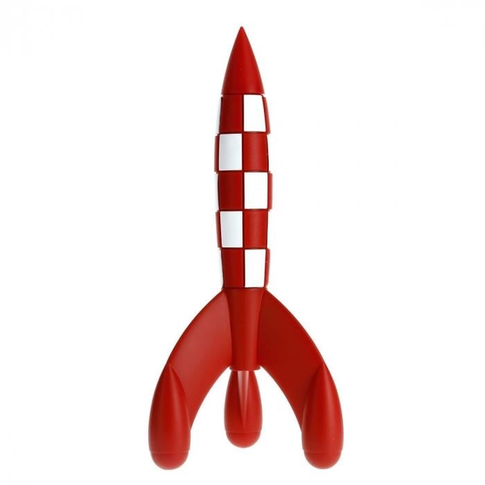 Statue moon rocket Tintin (17 CM)