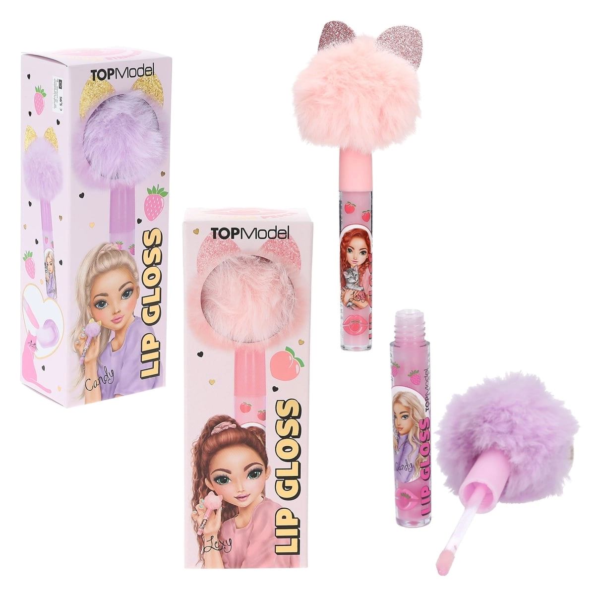 Lip gloss top model with beautyme