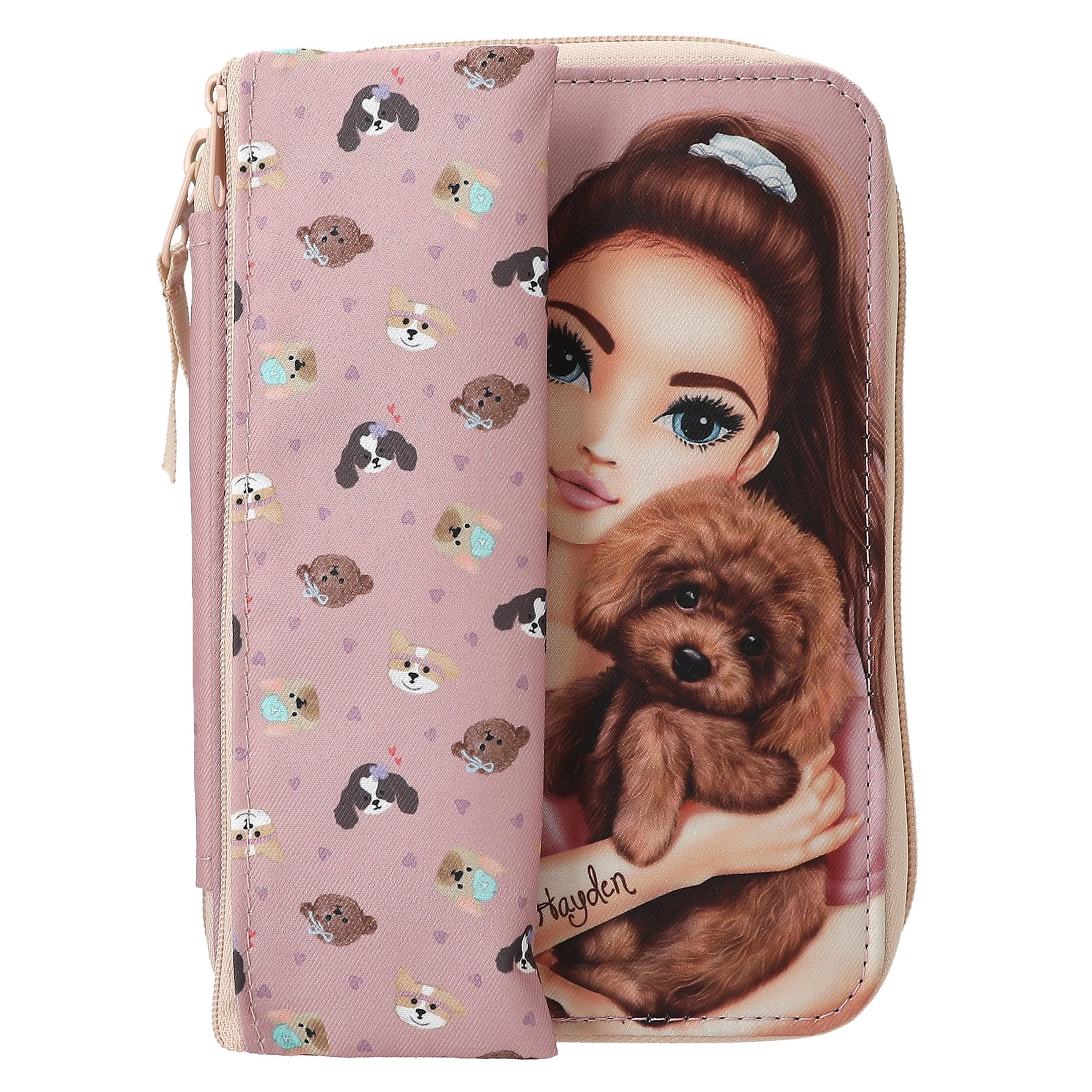 Duo pencil case with accessories and