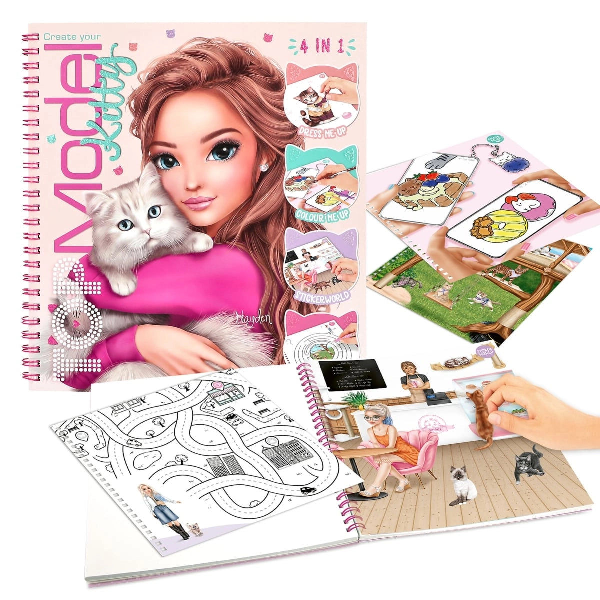 Topmodel - Kitty Colouring Book (0414213)