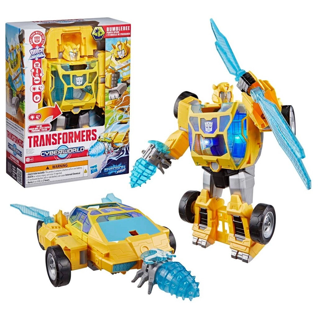 Transformers CYBERWORLD Energon Surge Bumblebee Power