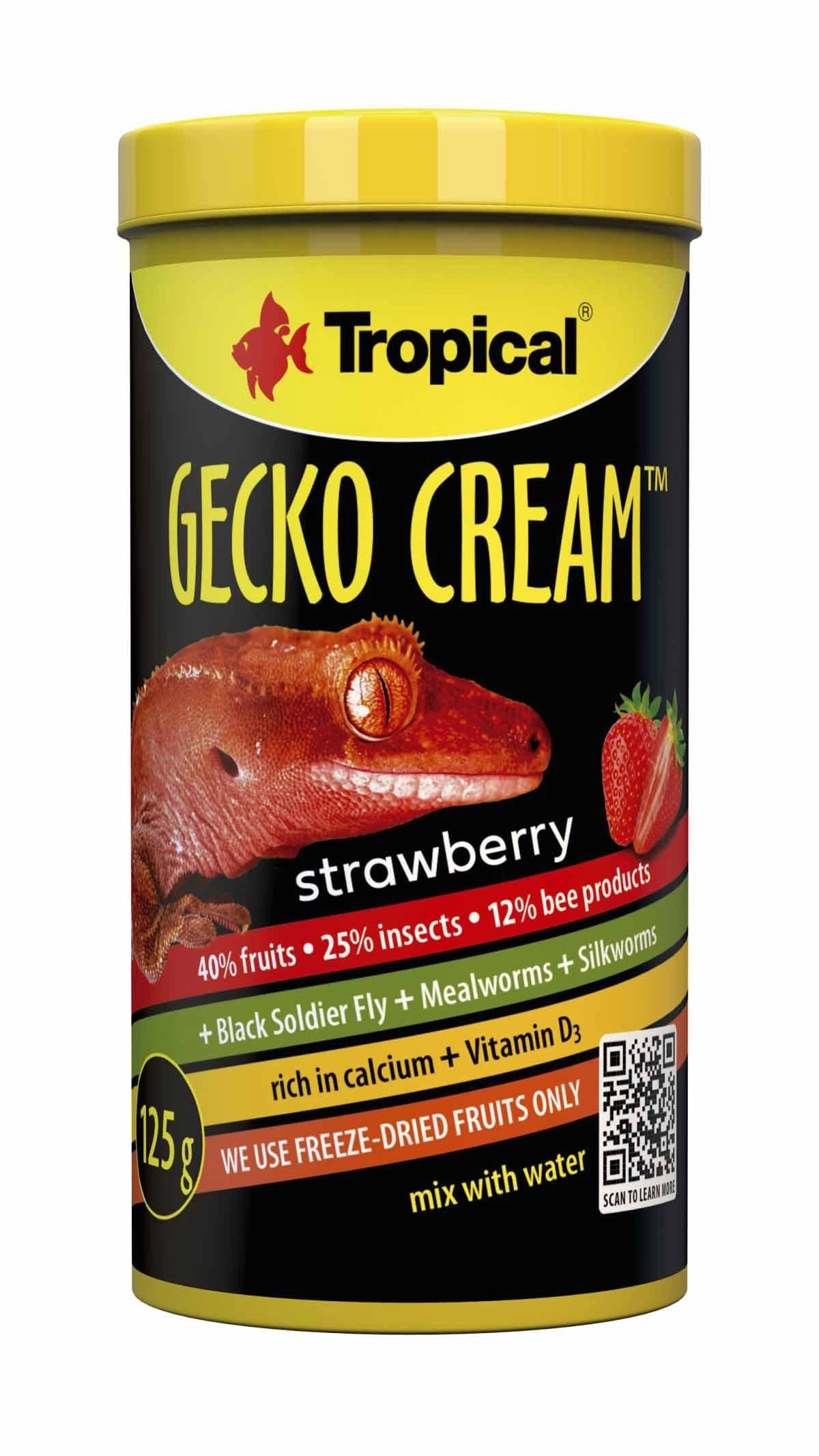 TROPICAL - Gecko Cream Strawberry 100Ml