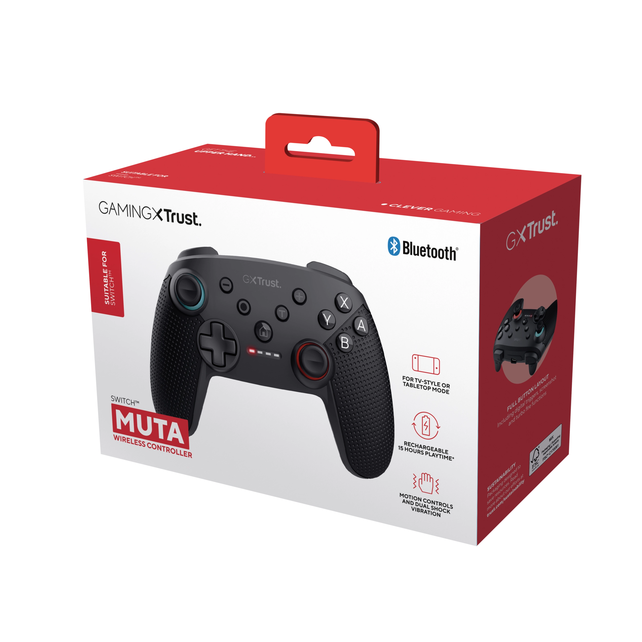 Spēļu kontrolieris Trust GXT 1246 Muta fot Nintendo Switch