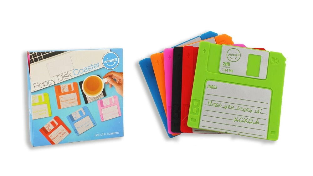 Winkee - Coaster - Floppy Disc