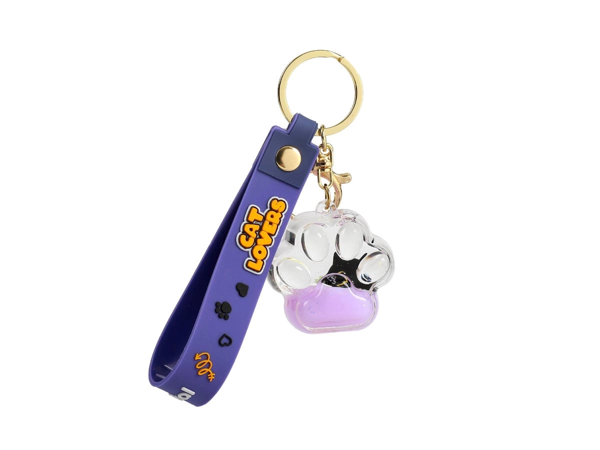 ITotal - Paw Liquid Keychain BLACK