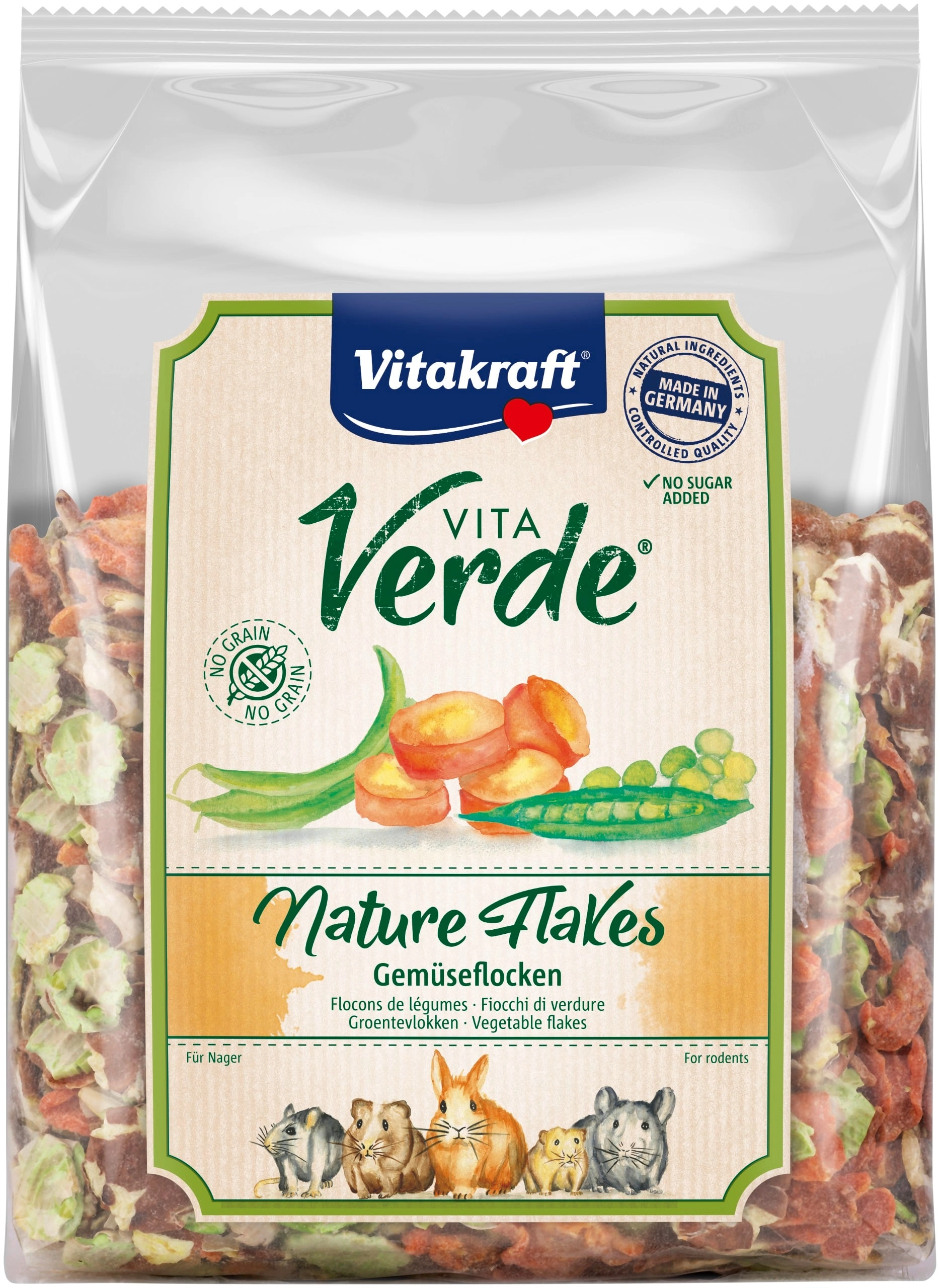 Vitakraft - VitaVerde Nature Flakes Vegetables