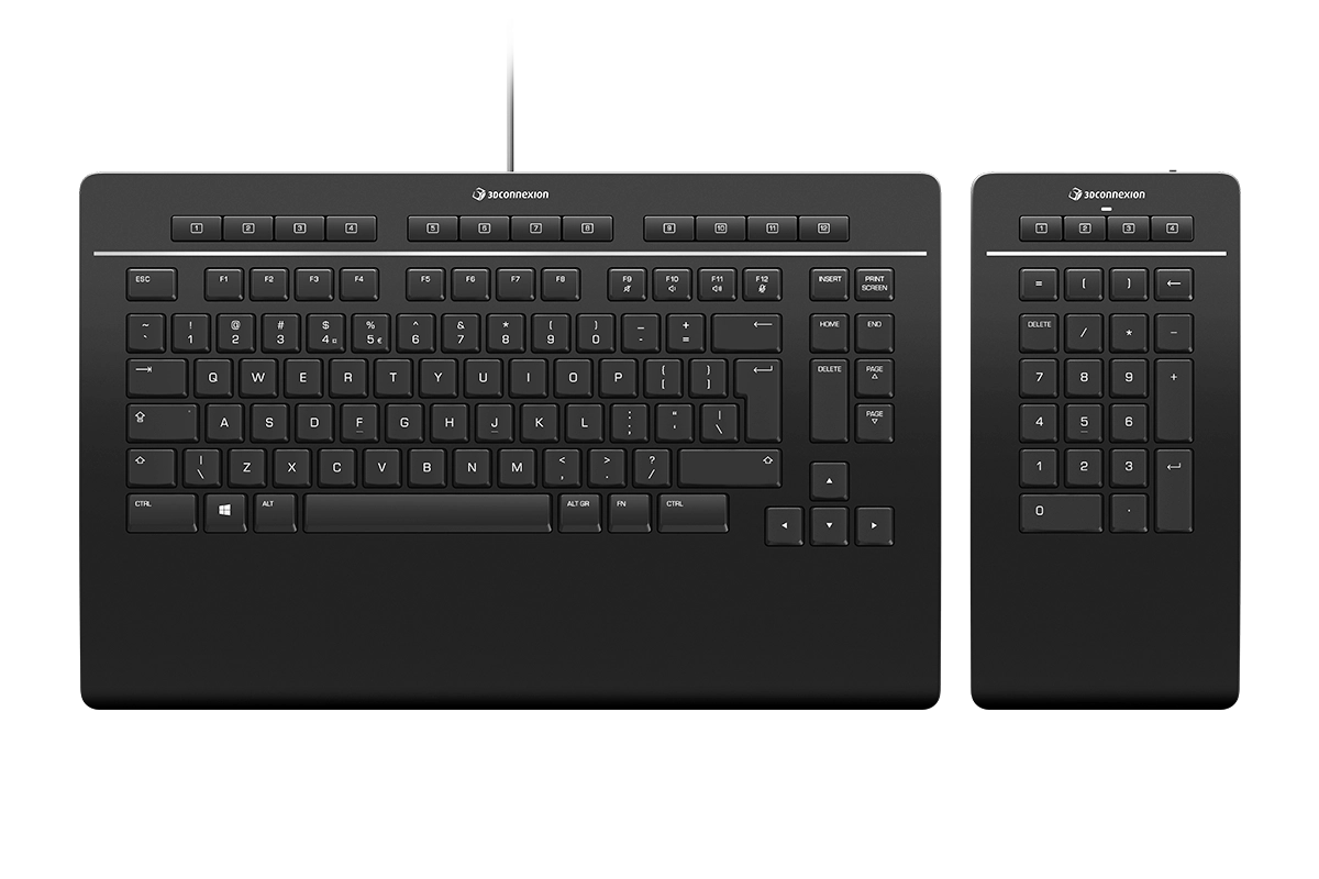 3Dconnexion Pro with Numpad keyboard Office