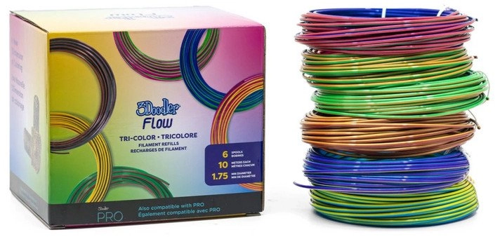 3Doodler FLOW-TRIFILLS 3D printing material Polylactic