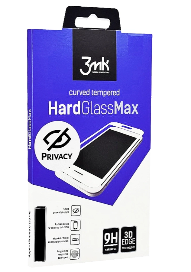 3MK HARDGLASSMAX PRIVACY IPHONE6S+BLACK mobile phone