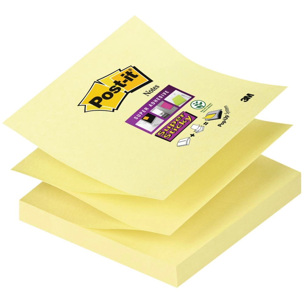 3M Z-Notes note paper Square Yellow