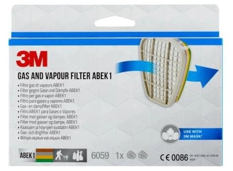 GAS MASK FILTER 6059DR ABEK1 2PCS