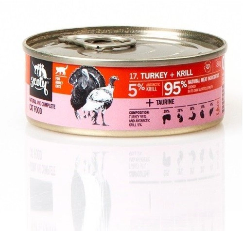 3COTY Turkey with krill - wet