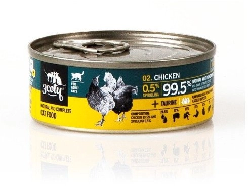 3COTY Chicken with spirulina - wet