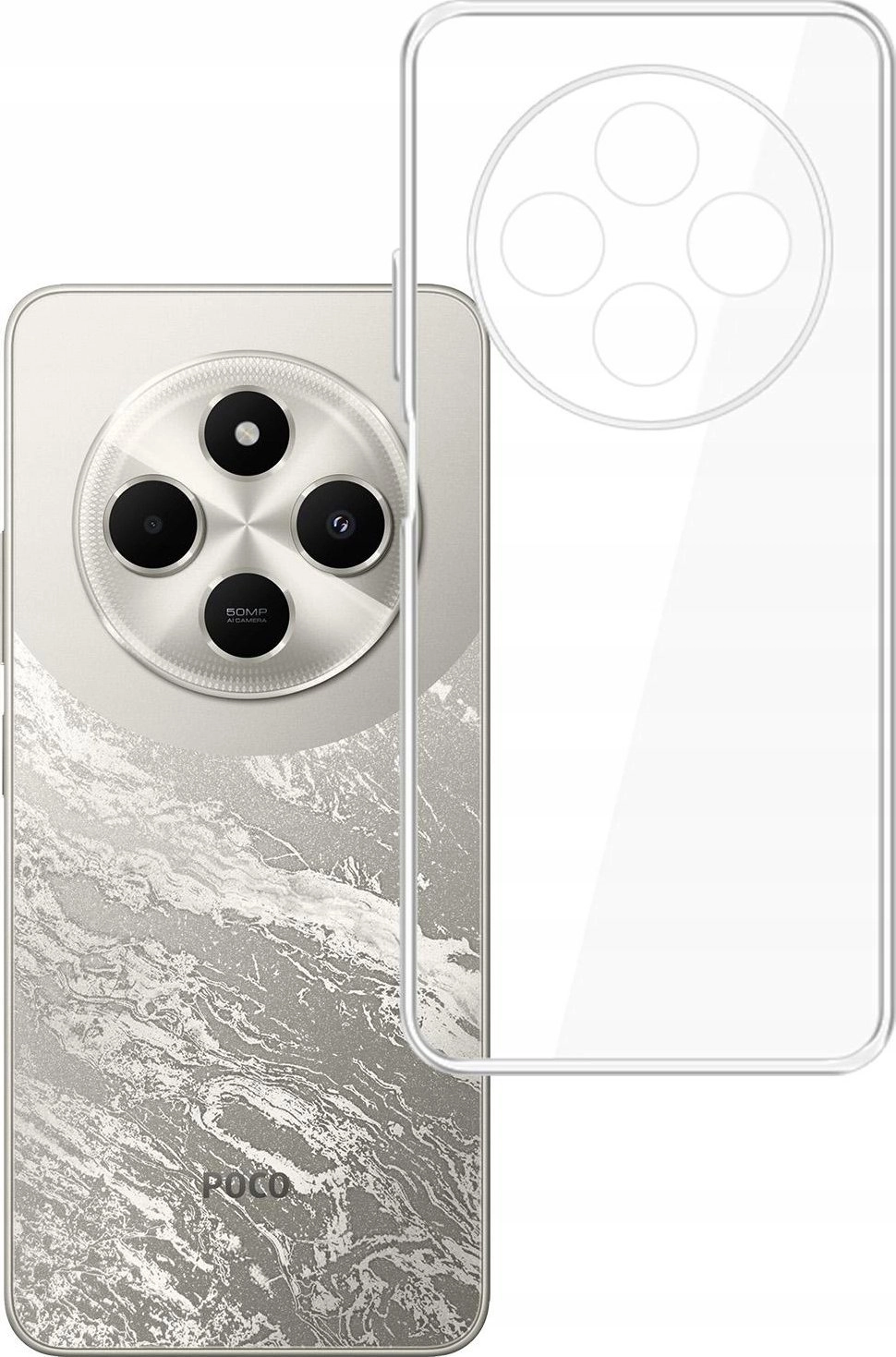 POCO C75 - 3mk Clear Case