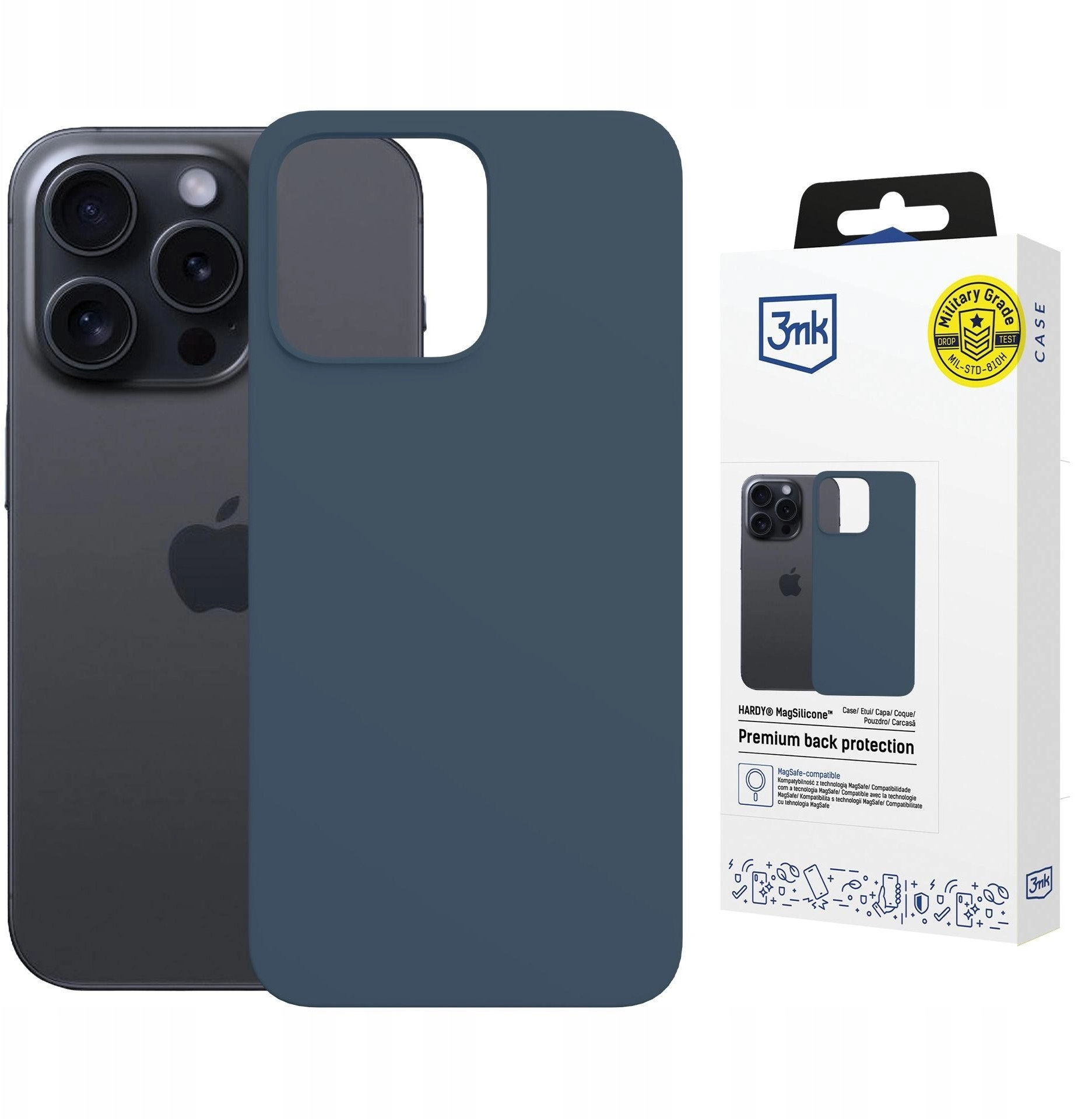 3MK Hardy MagSilicone case for Apple