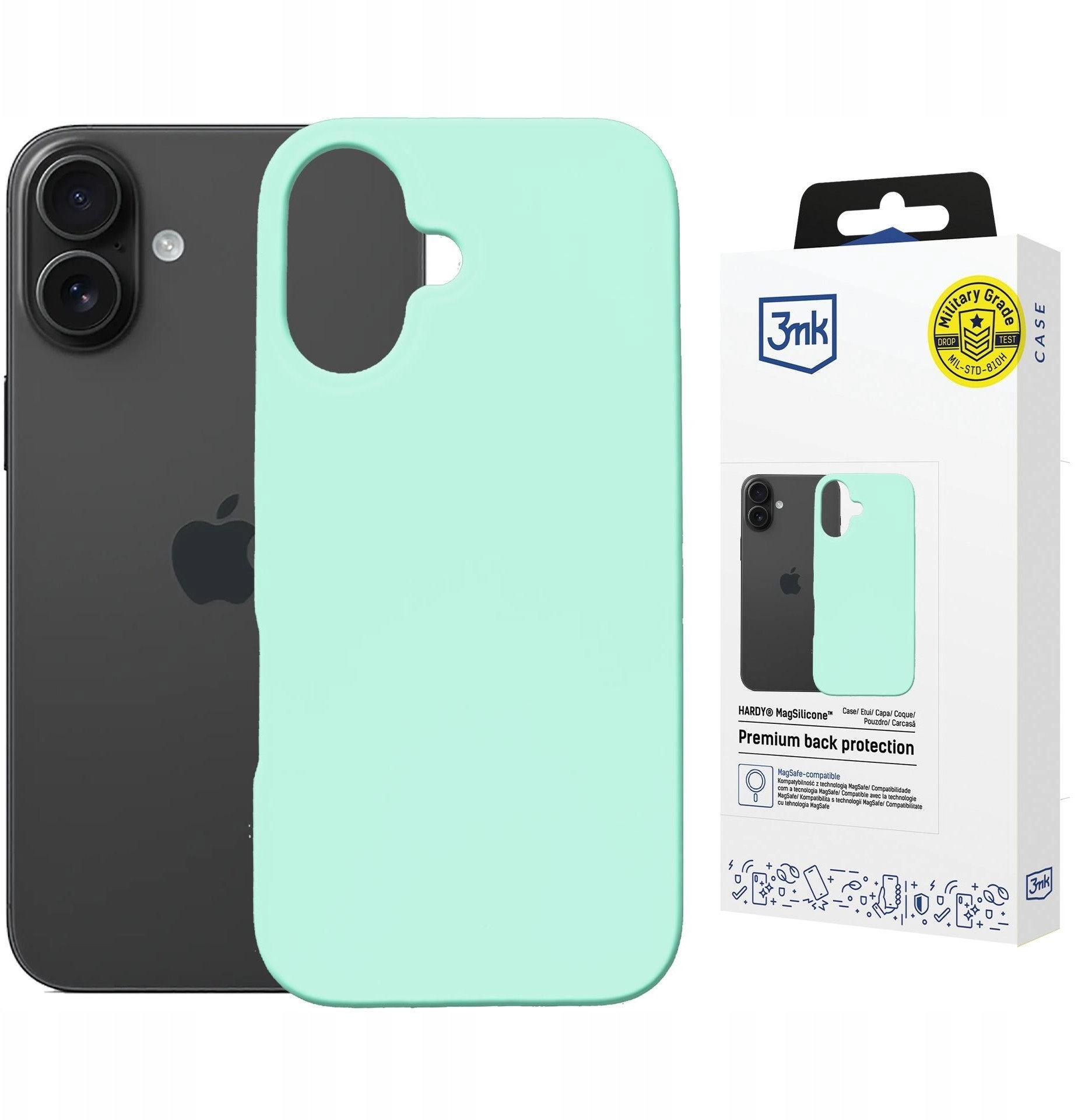 3MK Hardy MagSilicone case for Apple