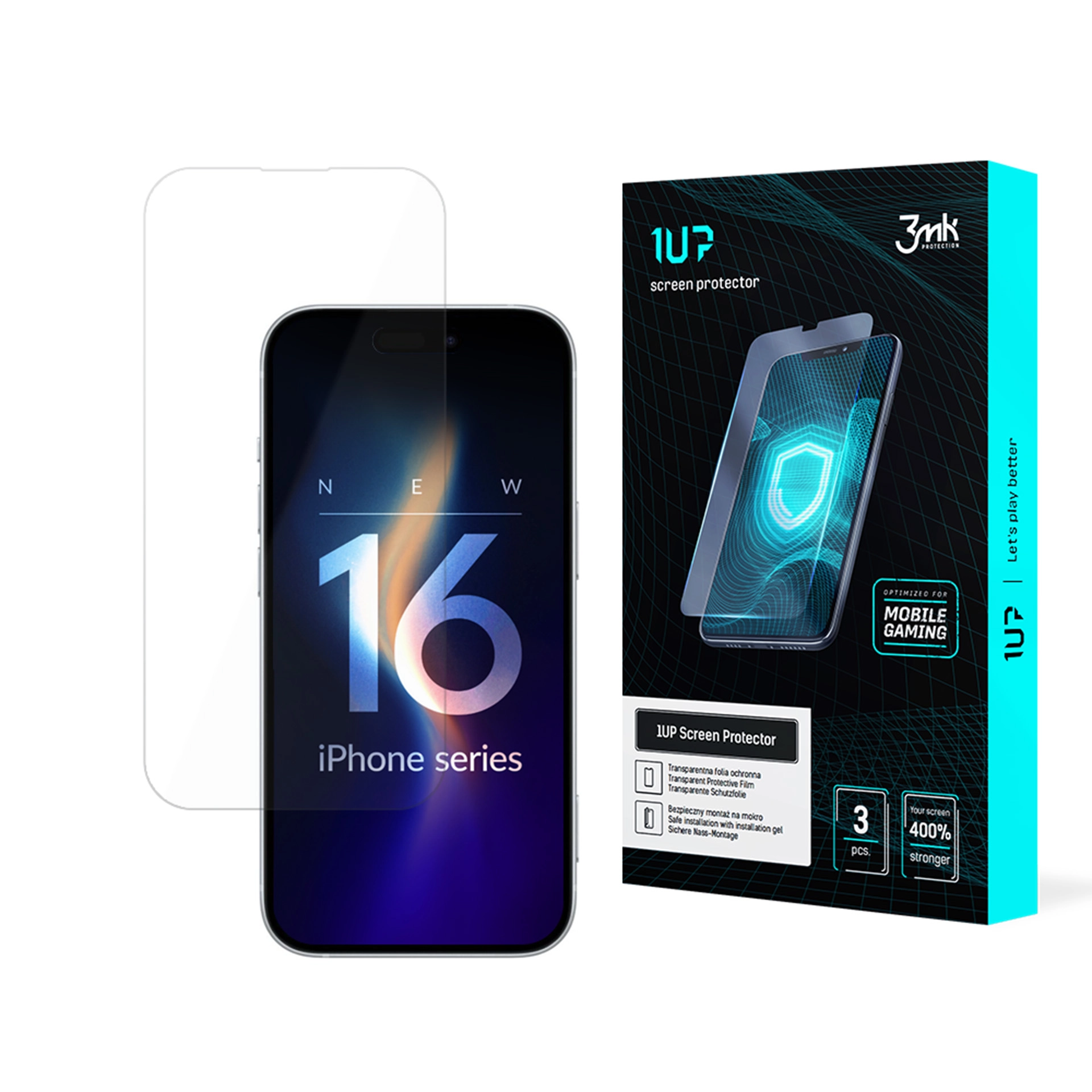 3MK 1UP Clear screen protector Apple