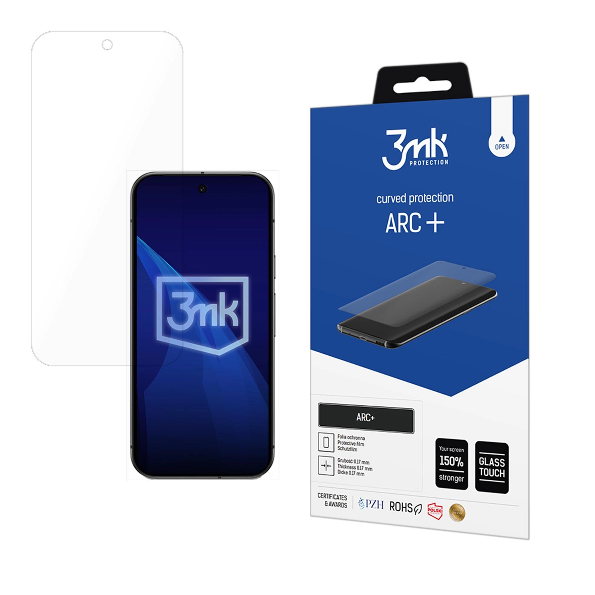 Folia 3MK ARC+ Fullscreen do Google