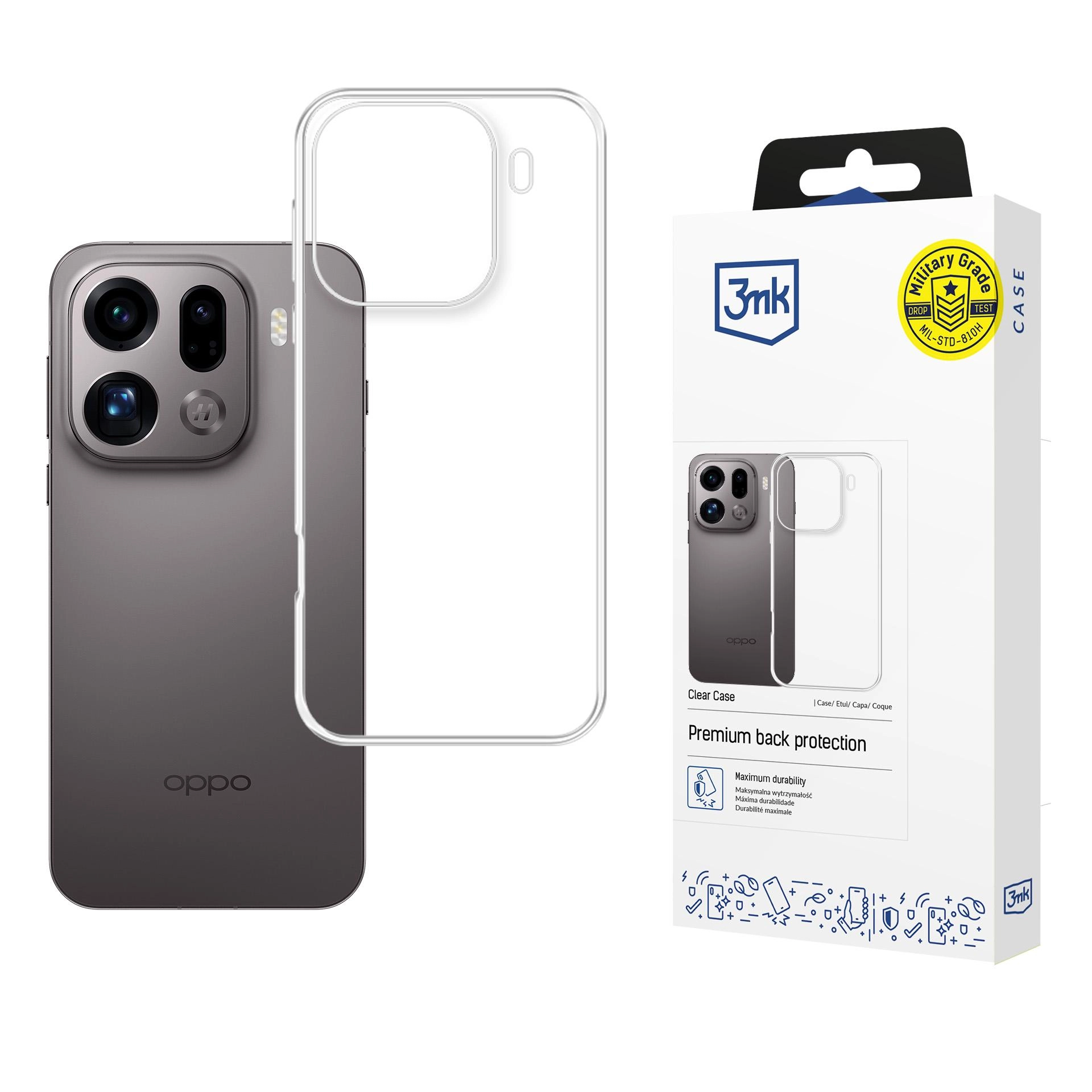 3MK Etui Clear Case do Oppo