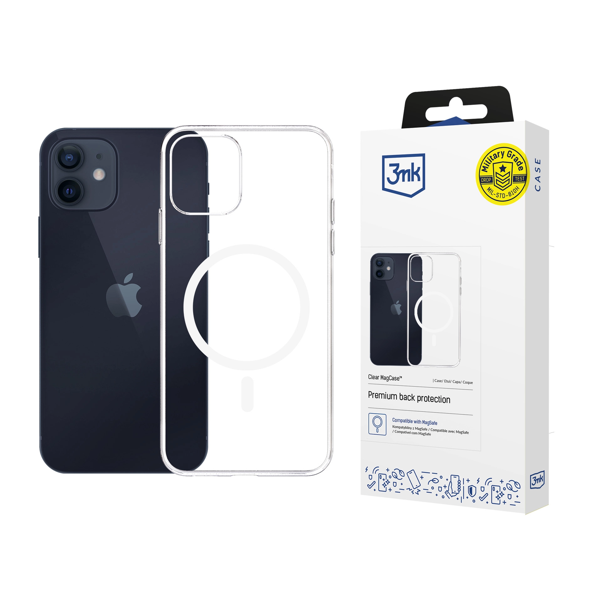 3mk Clear MagCase do Apple iPhone