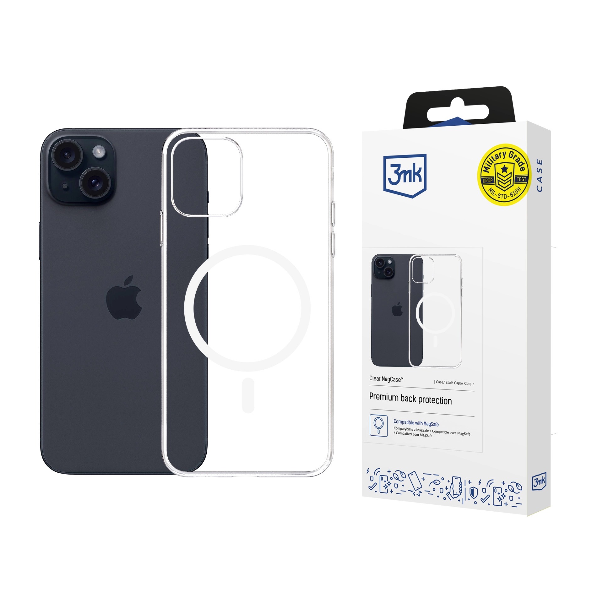 3MK Etui Clear MagCase do Apple