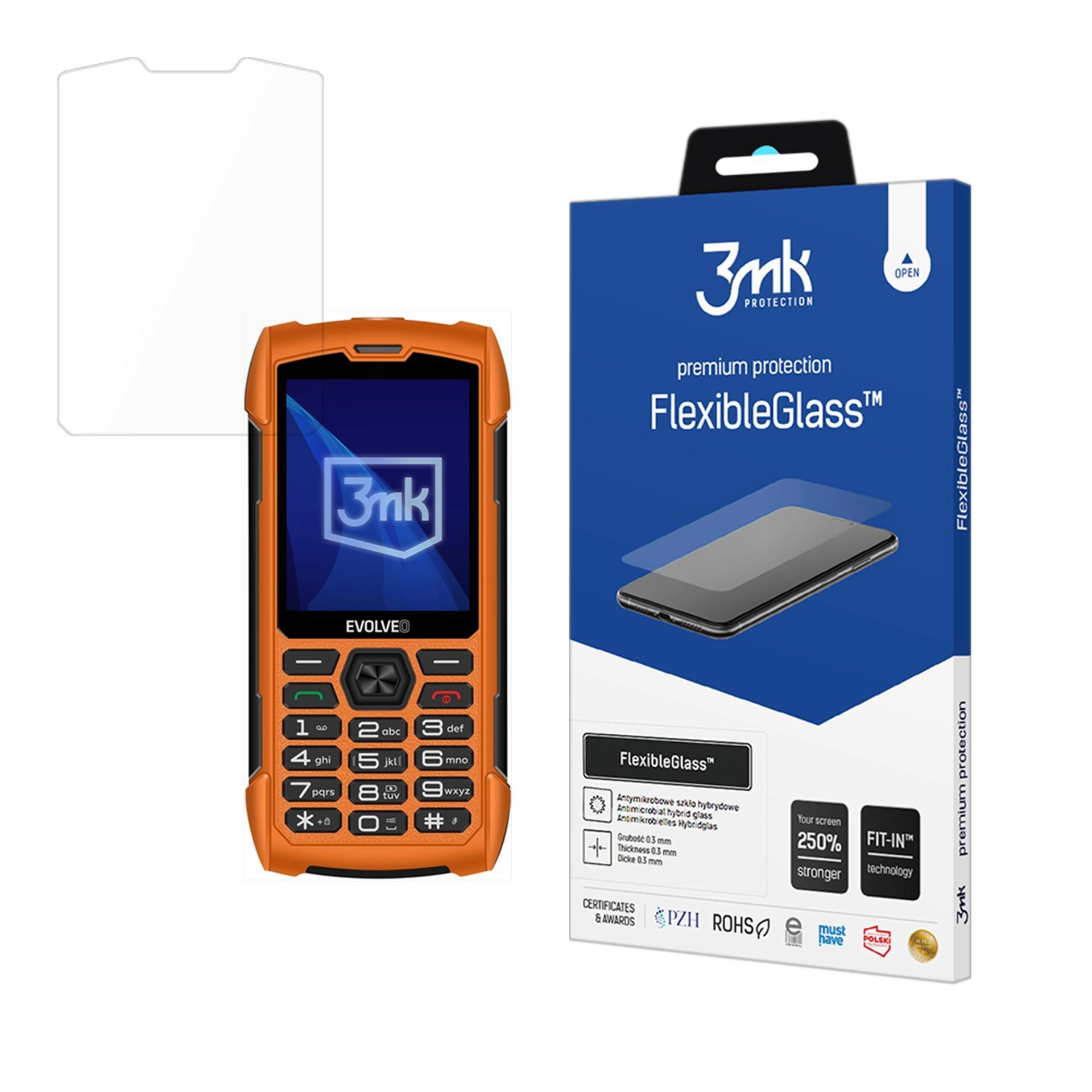 Evolveo StrongPhone H1 - 3mk FlexibleGlass