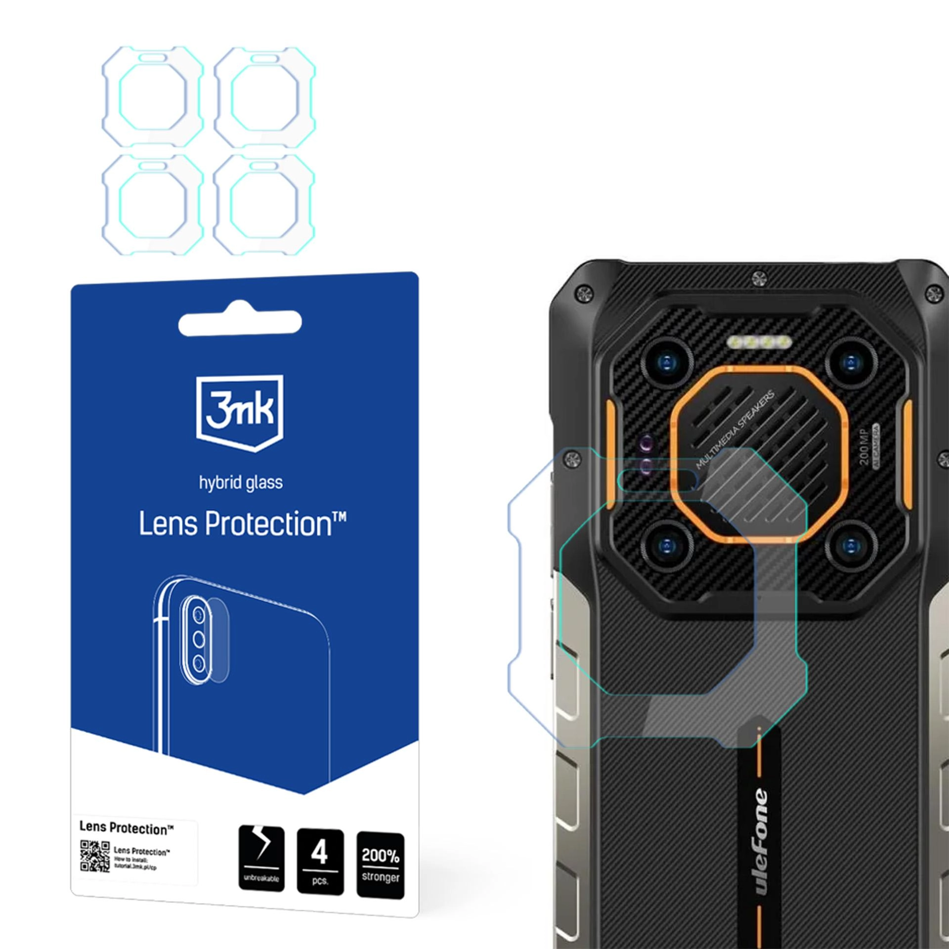 3mk Lens Protection pro Ulefone Armor