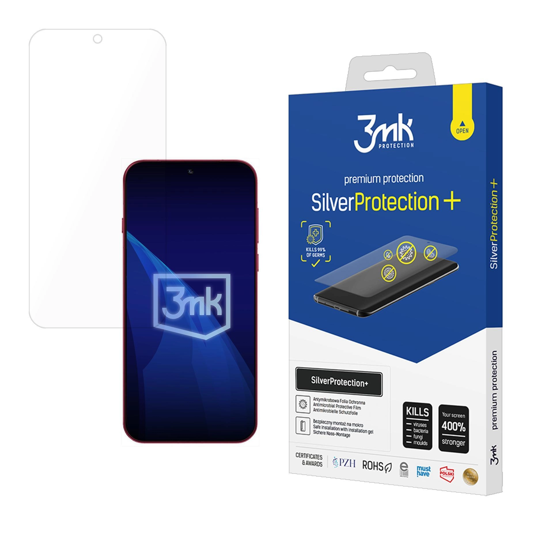 3MK Folia antymikrobowa SilverProtection+ do Oppo