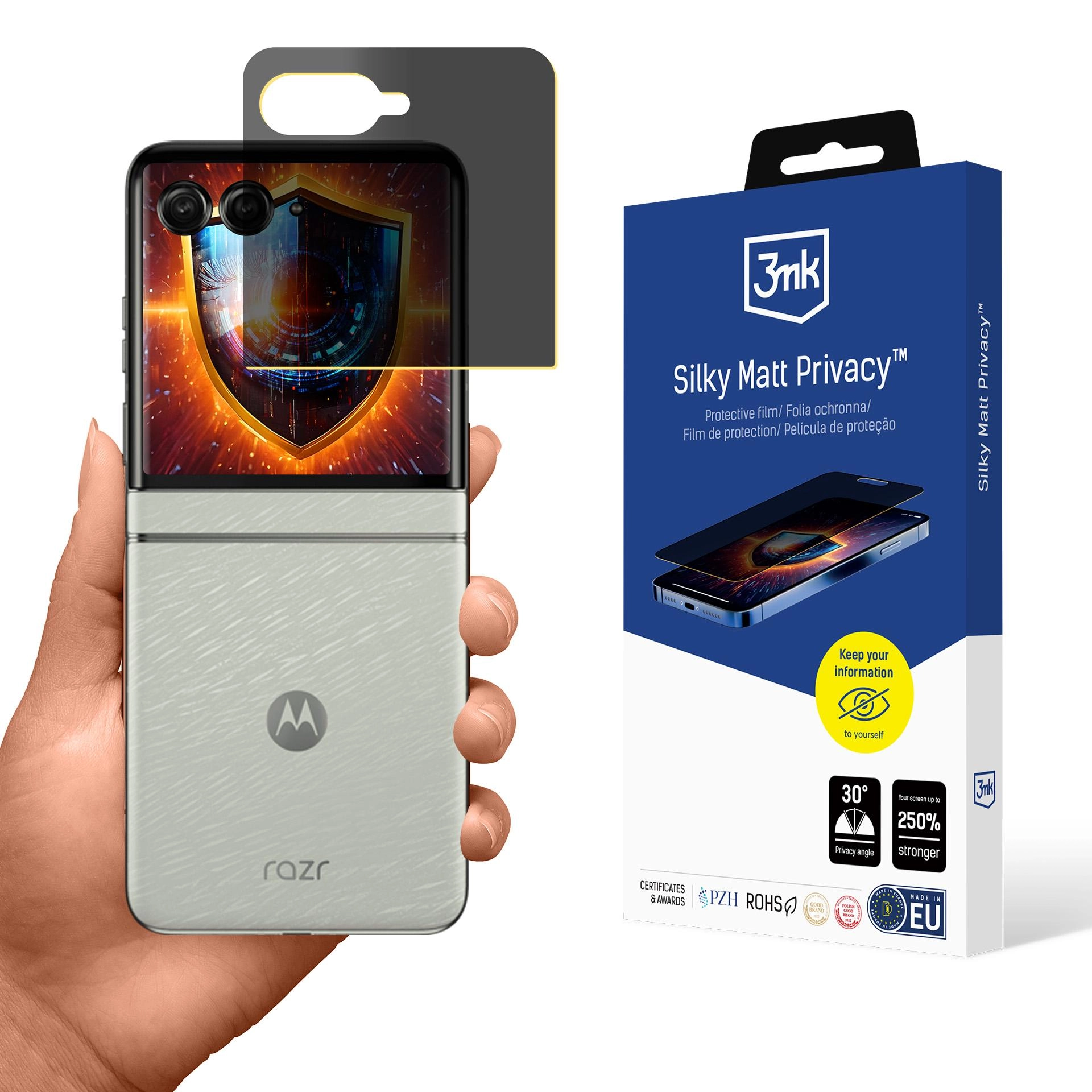 3mk Silky Matt Privacy do Motorola