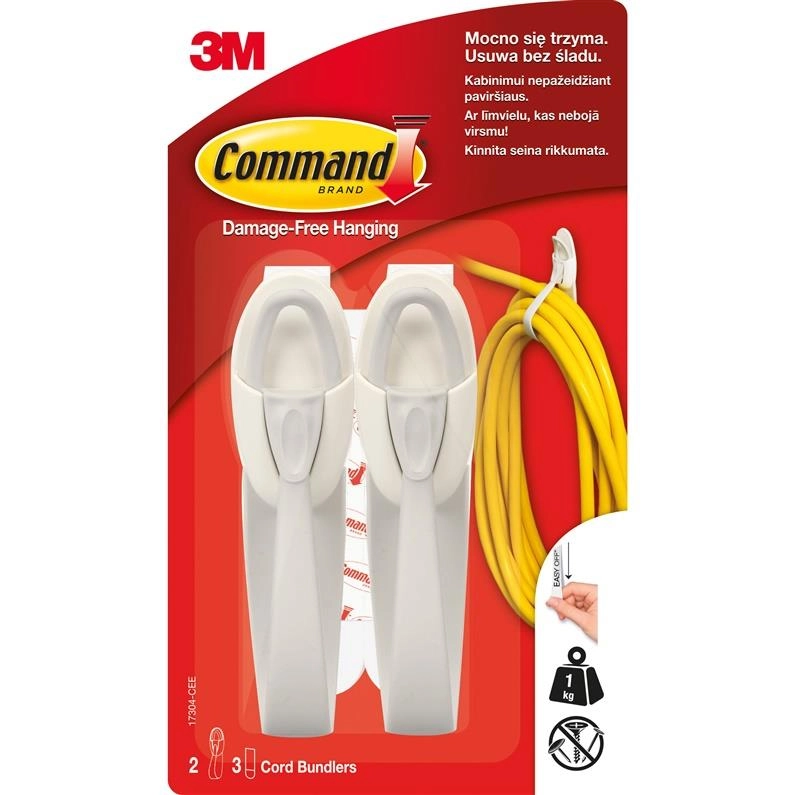 COMMAND 17304 CORD BUNDLERS 2-PACK 000051407406