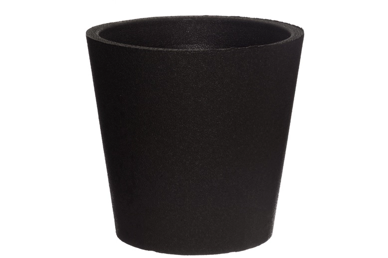 FLOWERPOT THERMO PICCOLO D39 BLACK 276390