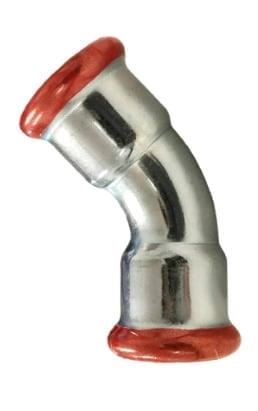 Agam PRESS ELBOW 45 FF 28MM
