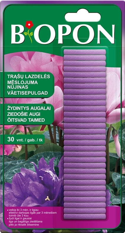 FLOWERING PLANTS FERTILIZE STICKS 30PCS 1041